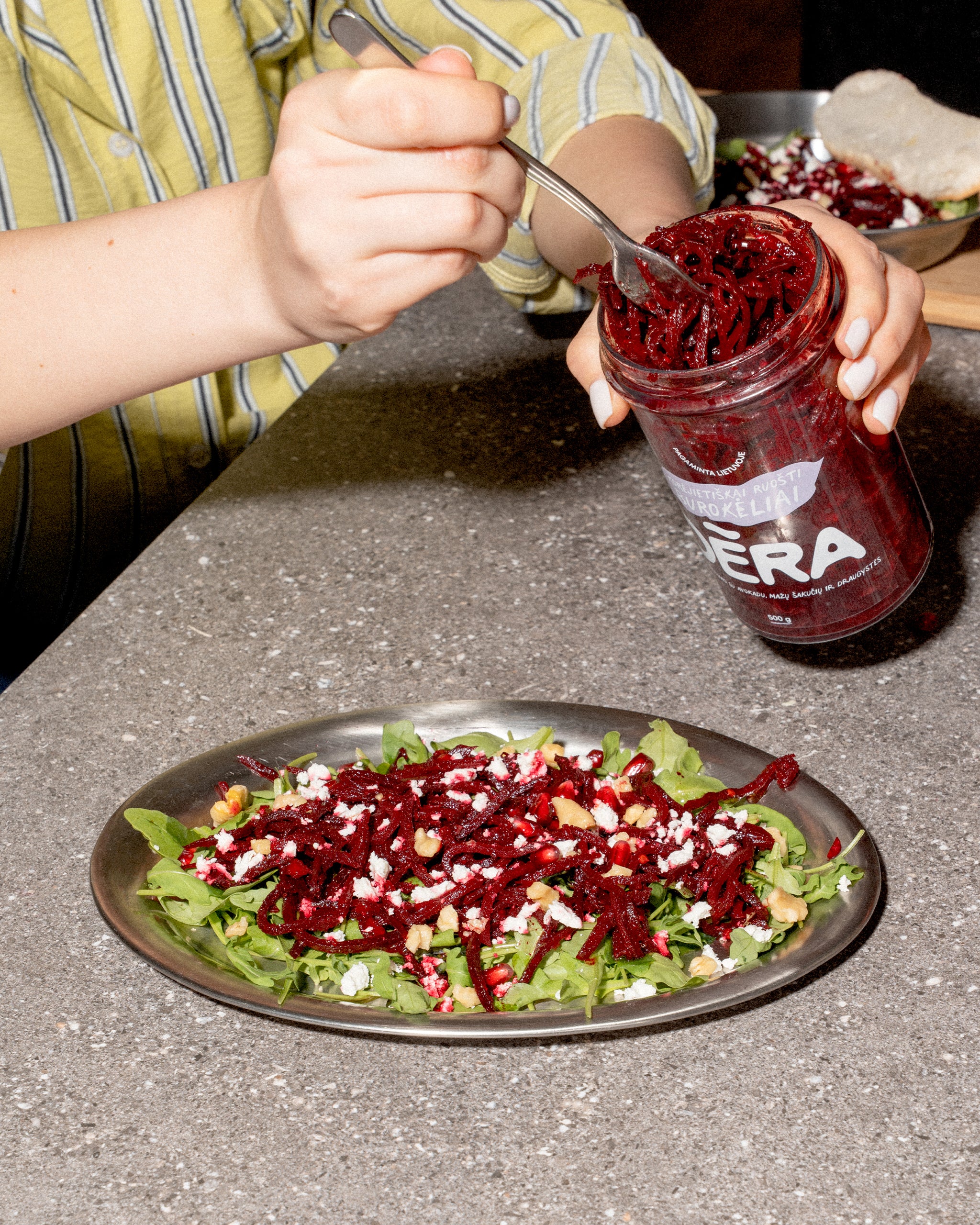 Korėjietiškai ruošti burokėliai