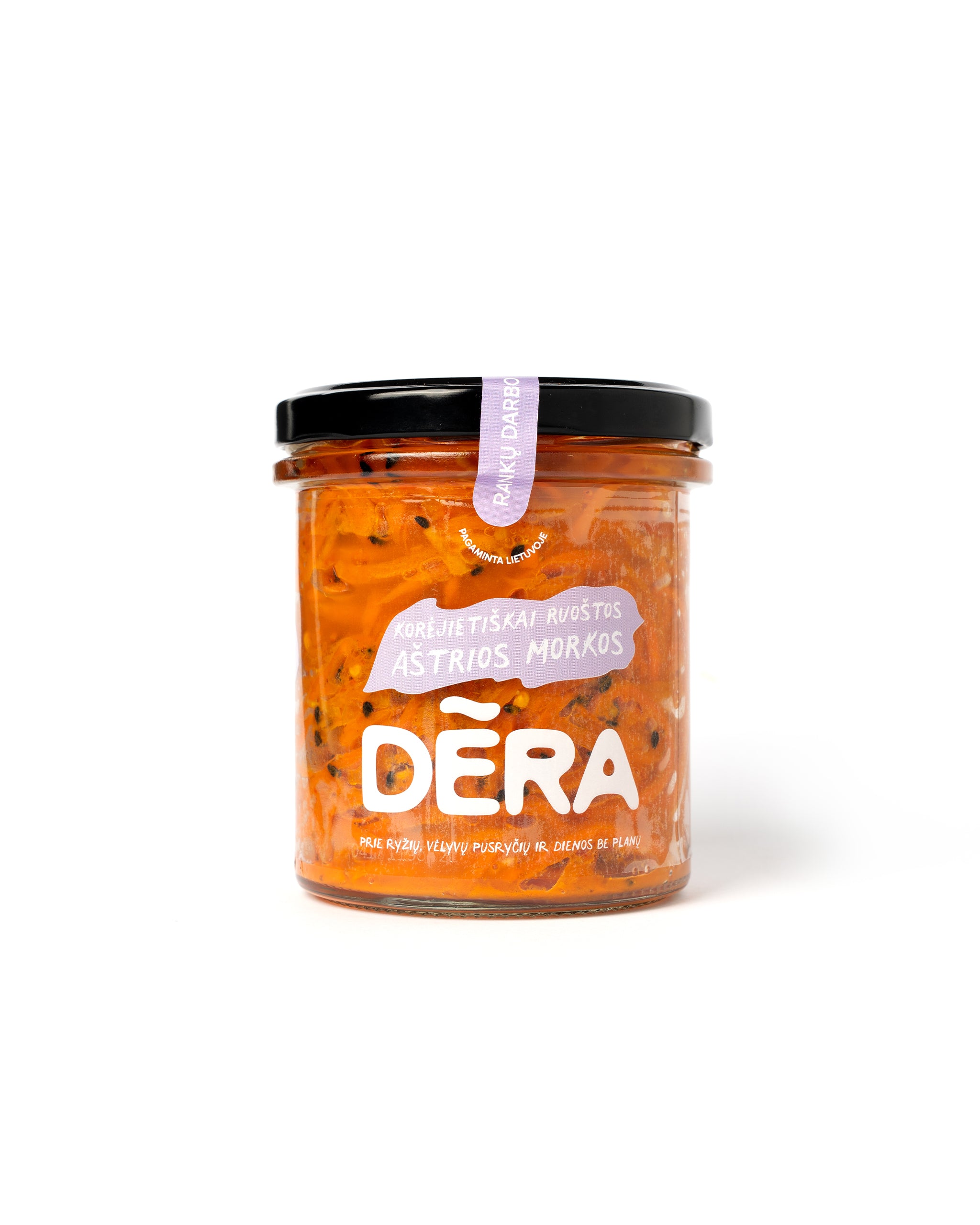 Korėjietiškai ruoštos morkos